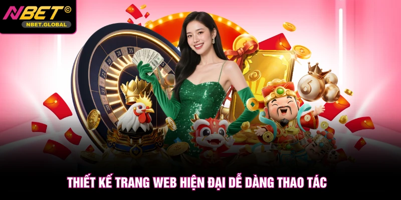 Thiết kế trang web hiện đại dễ dàng thao tác